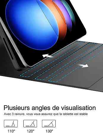 Чехол клавиатура с подсветкой для Xiaomi Pad 6S Pro 12.4 Inch 2024 Днепр