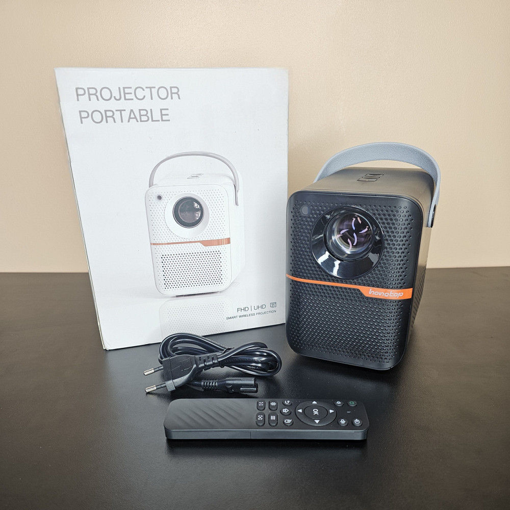 Проектор HONGTOP 4K Android 11, WiFi, Bluetooth для домашнього кінотеатру Клевань - фото 1