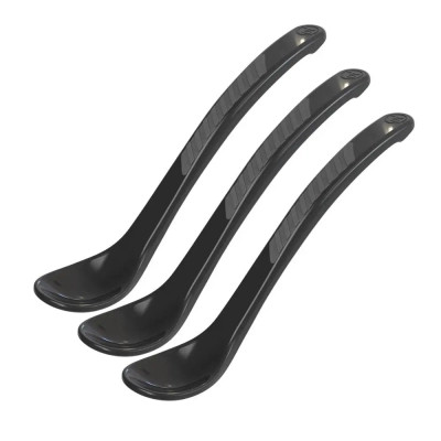 Набір дитячого посуду Twistshake 4+ ложок 3 шт чорні (78188) Вінниця - фото 1