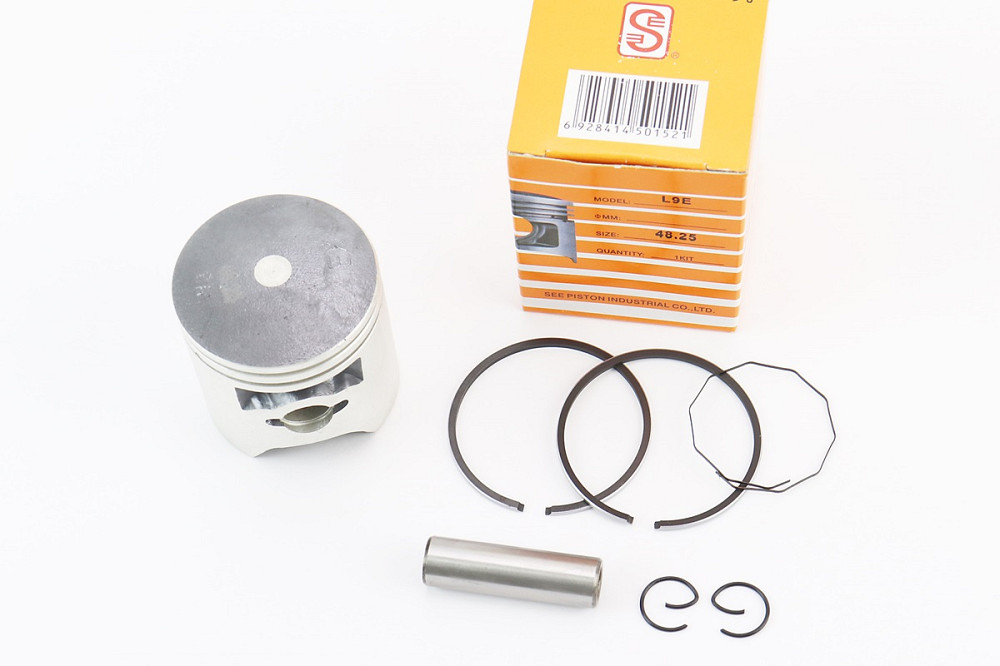 Поршень к-кт Honda DIO ZX80 48мм +0,25 (палець 12мм) жовта коробка Киев - изображение 1