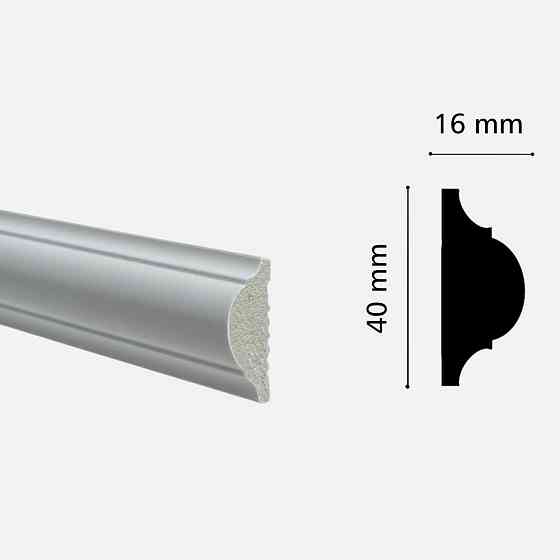 Молдинг з дюрополімеру GRANT DECO ABC-4016-1 (40 мм*16 мм) 2,4 м Киев