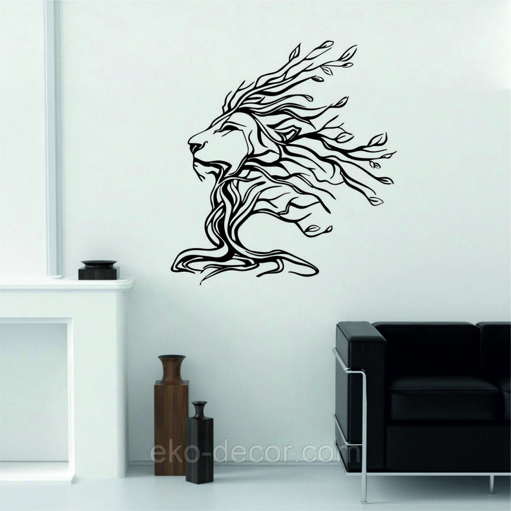 Декоративное настенное 3D Панно «Лев» Декор на стену с объемом Киев - изображение 2