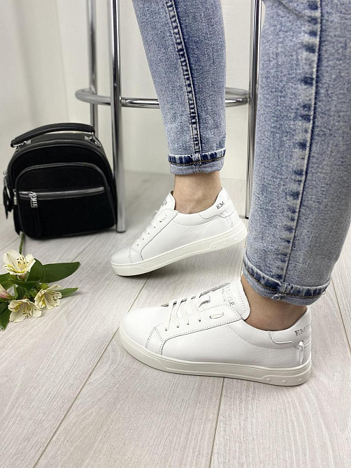 EMELI Кросівки жіночі EMELI 105 біла (весна-осінь натуральна шкіра) Коломыя - изображение 6