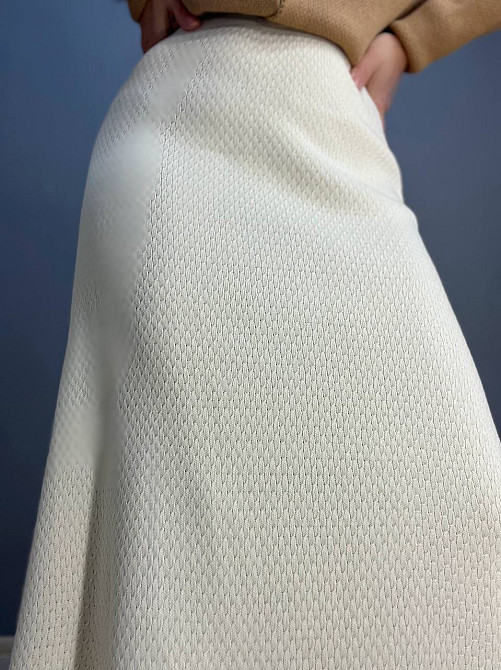 Юбка женская My fashion 2024402 трапеция косичка длинная one size, молочний, one size Киев - изображение 4