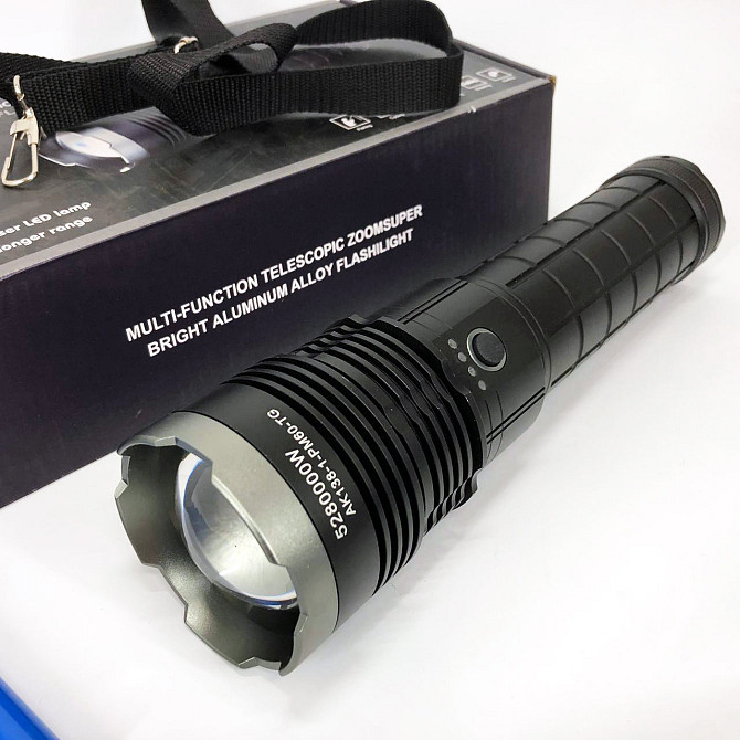 Фонарь для тактического использования AK138-1 PM60-TG 8х18650, Аккумуляторные VS-449 ручные фонари Киев - изображение 9
