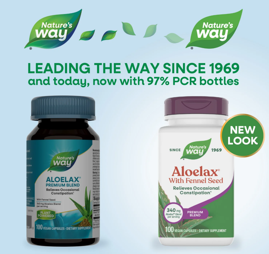 Алоэ вера с фенхелем Nature's Way Aloelax with Fennel Seed 100 капсул Киев - изображение 3