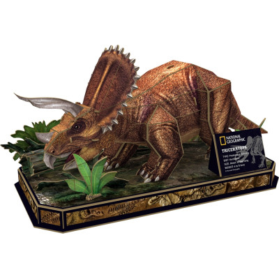 Пазл Cubic Fun 3D National Geographic Dino Трицератопс (DS1052h) Винница - изображение 2