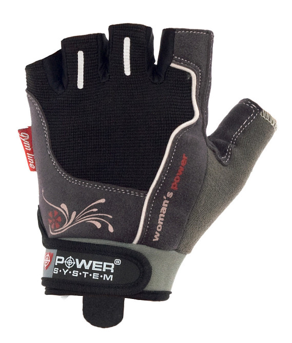 Рукавички для фітнесу Power System PS-2570 Woman’s Power жіночі Black S Кам'янське - фото 4