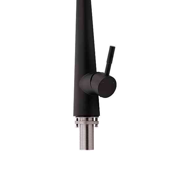 Змішувач для кухні Qtap Evicka з висувним виливом QTEVI9135103UB Black Matt Київ