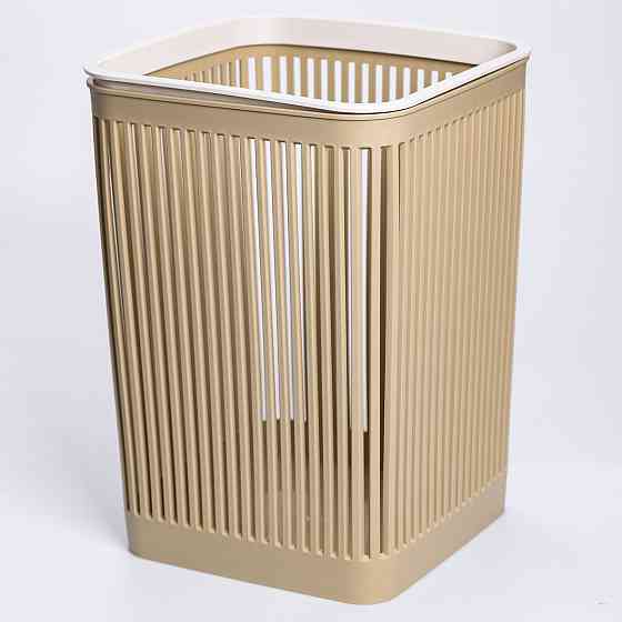 Коричнева корзина для сміття в офіс 8 л Київ