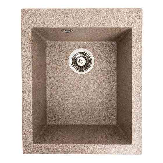 Гранітна мийка для кухні VALESO 4150 SOKIL матова (карамель) Коломия