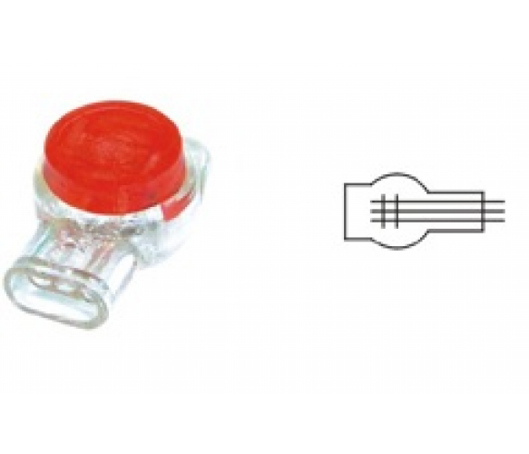 Скотч-лок изолированный с гелем тип К3 Q100, Red Полтава - изображение 1