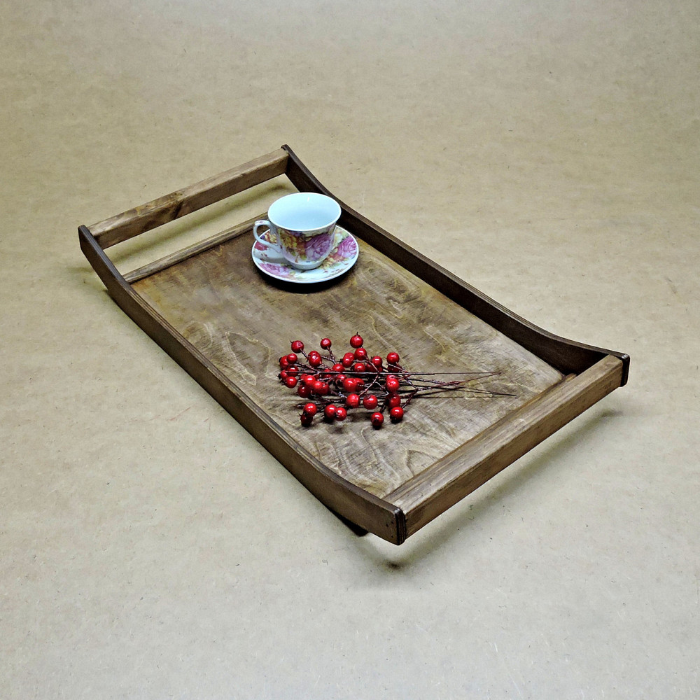 Піднос дерев'яний "Нівель" капучино Миколаїв - фото 4