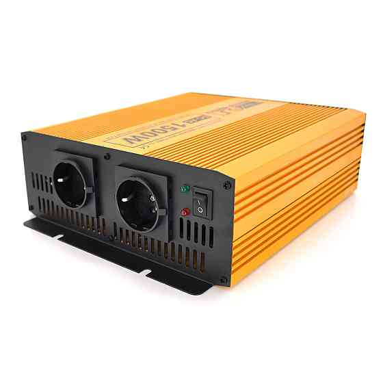 Инвертор напряжения Mexxsun MXSPSW-1500, 12V/220V, 1500W с правильной синусоидой, 2 Shuko, клеммные провода, Q4 Киев