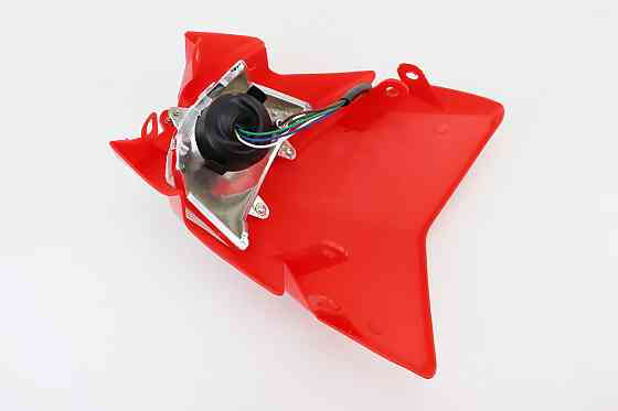 пластик - обтічник + фара, ЧЕРВОНИЙ, тип 7 Київ