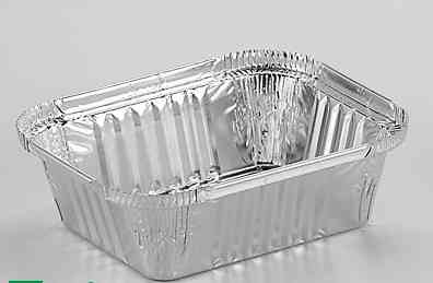 Алюминиевая форма прямоугольная с крышкой 147*122 мм R46 Павлоград