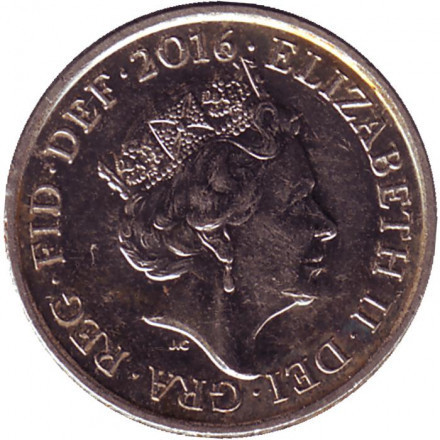 Монета 5 пенсів. 2016 рік, Великобританія. Полтава - фото 1