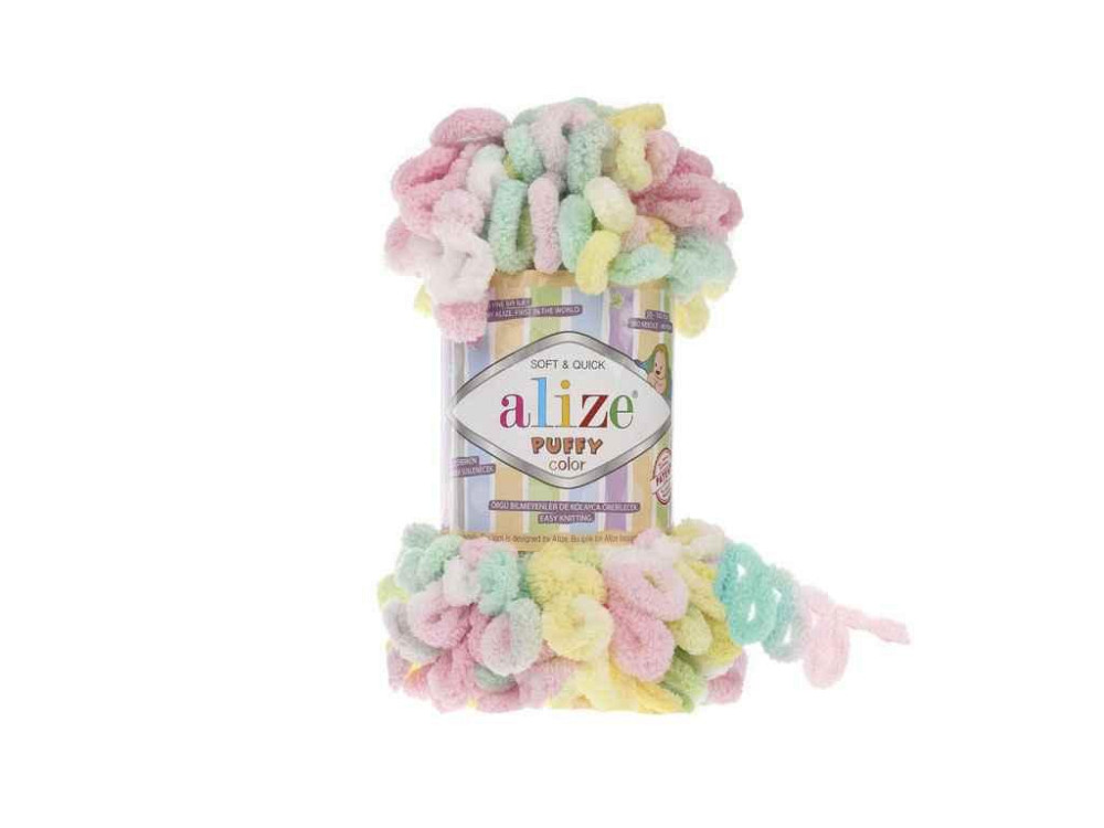 Пряжа Puffy Color 5862 5шт/уп ТМ ALIZE Киев - изображение 1