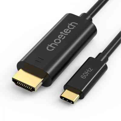 Кабель мультимедійний USB-C to HDMI M 1.8m black Choetech (CH0019-BK-V3) Вінниця
