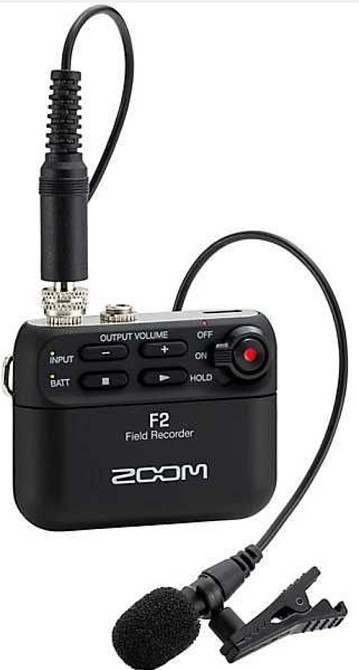 Аудіо рекордер Zoom F2/ 32bit + мікрофон петличка + батарейки.  Новий. Харків - фото 1