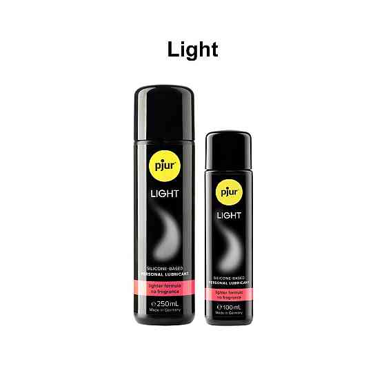 Силіконова змазка pjur Light 250 мл найрідкіша, 2в1 для сексу та масажу Sex Aura Київ