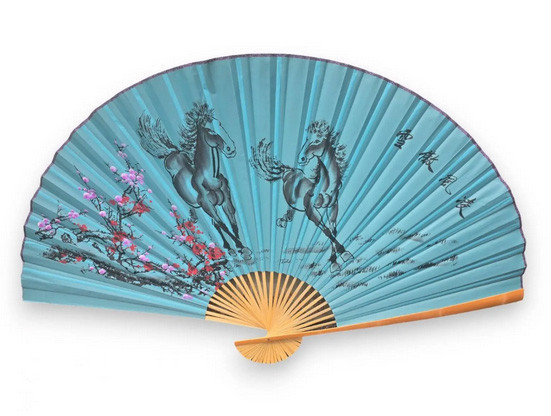 Настінний віяло для дому блакитного Коня Київ - фото 1