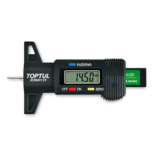Вимірювач глибини протектора шин електронний 0-25,4 мм TOPTUL JEBM0125 Одеса - фото 1