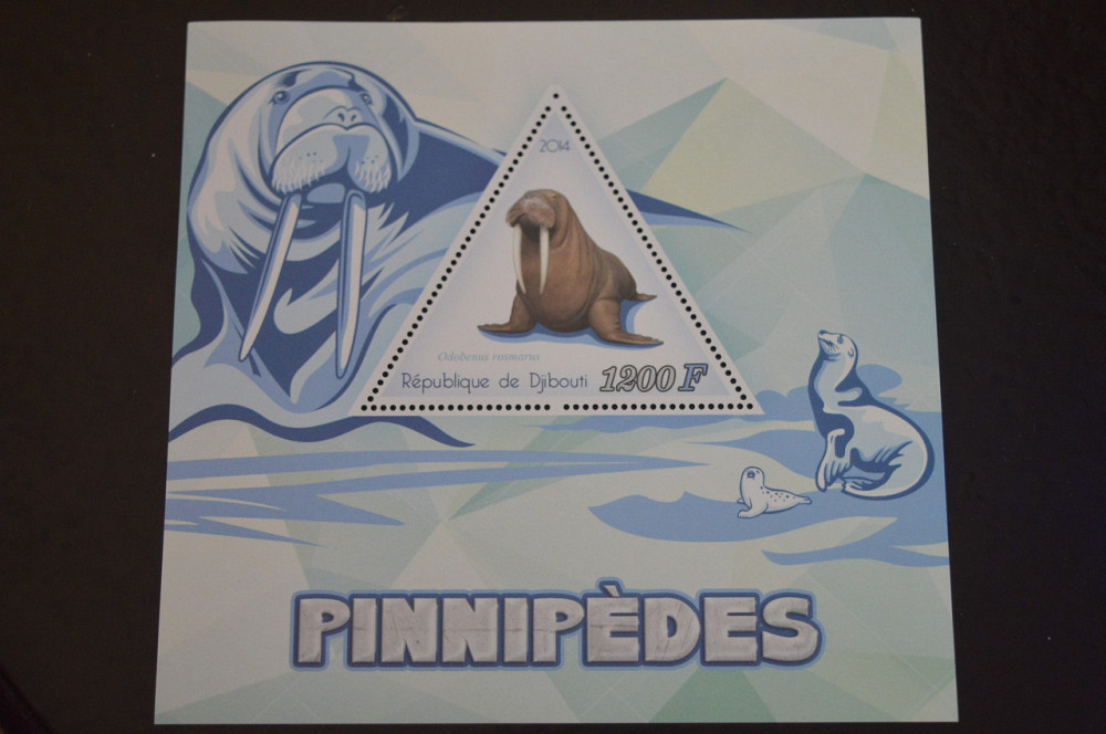 Джибути. Фауна. Блок. 2015 год (В-6) Полтава - изображение 1