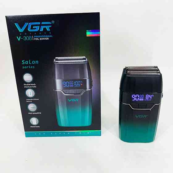 Портативная мужская бритва на аккумуляторе VGR V-308, Электробритва шейвер, Электробритва для мужчин ES-98 Львов