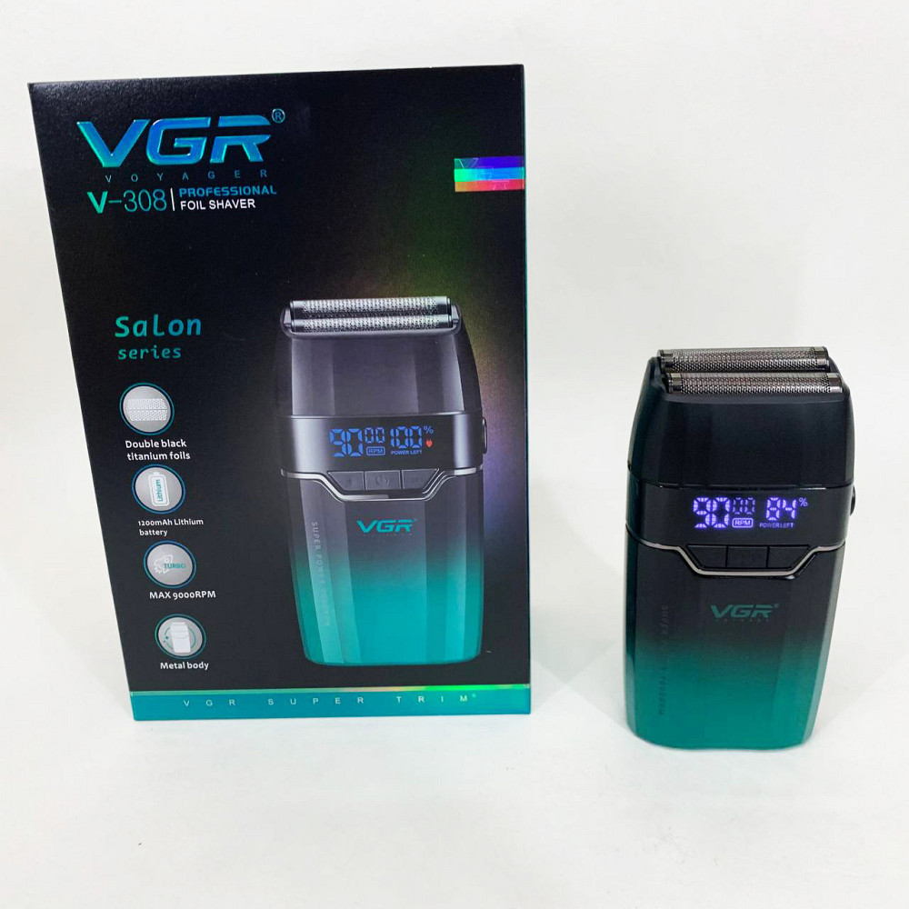 Електробритва-шейвер чоловіча VGR V-308, Електрична бритва джемей акумуляторна, Портативна бритва ES-98 Львів - фото 2