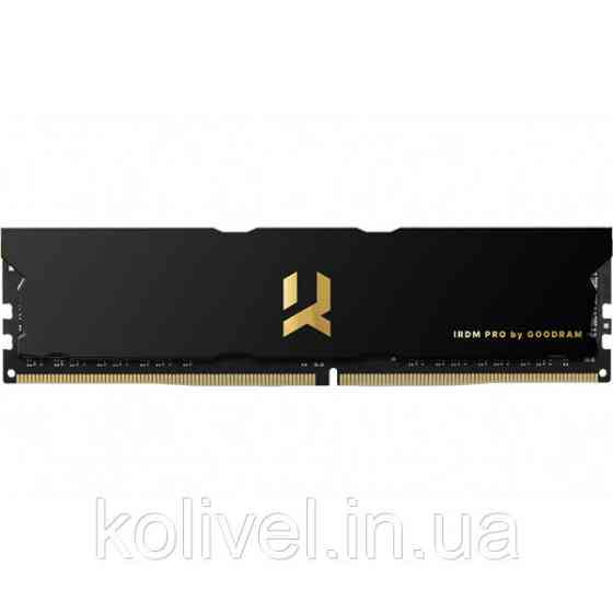 DDR4 16Gb 4000MHz (2*8Gb) GoodRAM IRDM PRO PITCH BLACK, Kit Retail (IRP-4000D4V64L18S/16GDC) Киев
