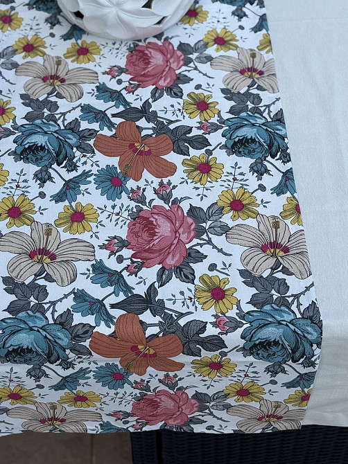 Ecotton Скатертина Ecotton DUCK 170х220 см водовідштовхувальна з квітами Коломыя - изображение 4