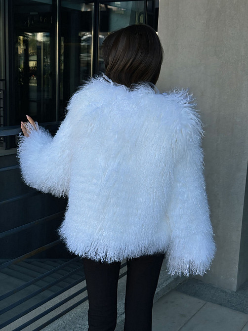 Шуба женская из ламы Белый 42-44 Харьков - изображение 4