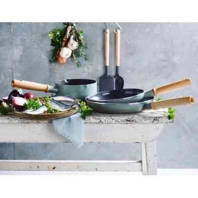 Сковорода GreenPan Mayflower Вок 28 см, 3,6 л з керамічним покриттям, блакитний (CC001683-001) Вінниця