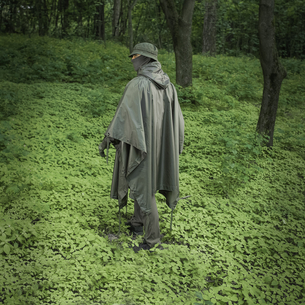 Плащ дождевик армейского образца, Армейский дождевик олива взрослый мужской JP-86 Львов - изображение 14