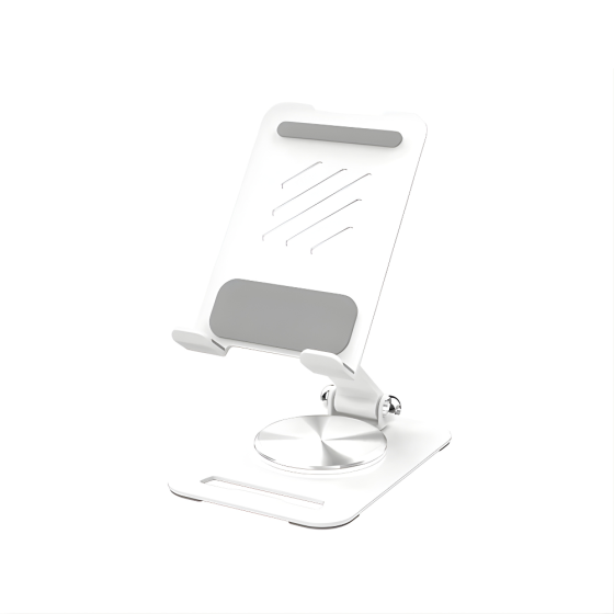 Подставка настольная под телефон холдер для смартфона или планшета до 7 дюймов,металлическая,складная, белая Каменец-Подольский