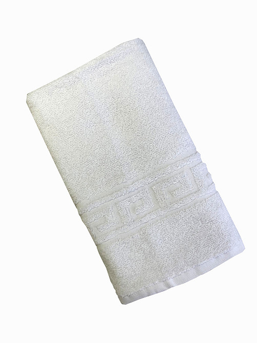 Махровий рушник білий Ideal Textile Greek 50х85 см (56860573) Чернівці - фото 1