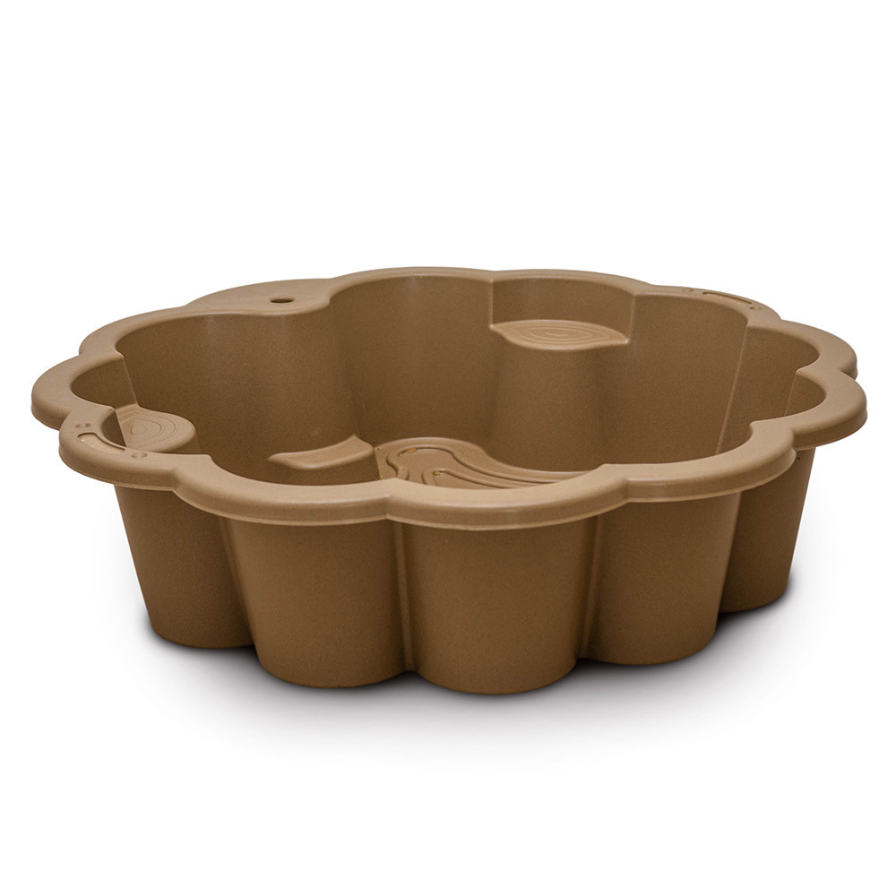 ЭКО НОВИНКА детская песочница бассейн в форме цветка DOLONI коричневая (01234/01eco) Киев - изображение 1