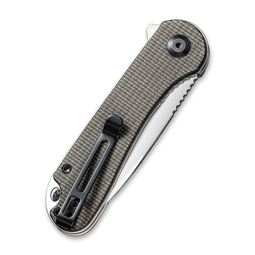 Ніж складаний кишеньковий Civivi Elementum, (7.5 см) D2 / Micarta коричневий Київ - фото 6