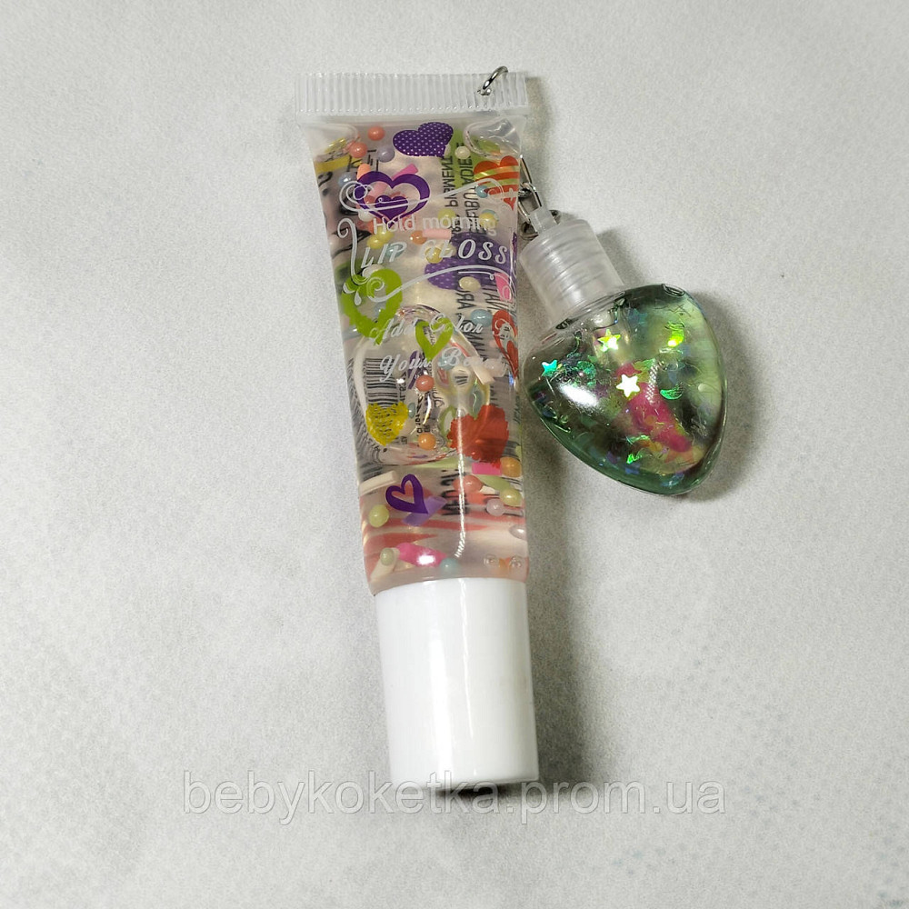 Дитячий блиск для губ зволожуючий Hold morning Lip Gloss HL Зелений тінт Львів - фото 1