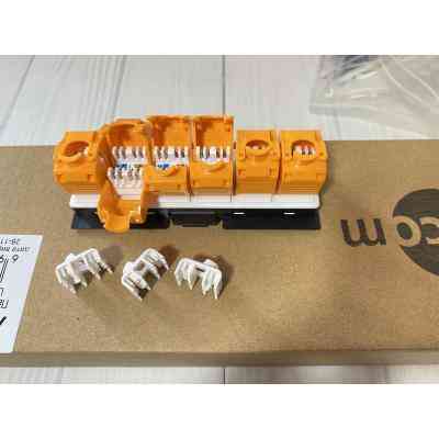 Патч-панель 19" 24хRJ-45 UTP 1U cat.6, в сборе з Keystone, Organizer Atcom (P6148) Винница