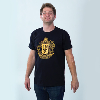 Футболка Sol's Imperial 190 Герб України чорний XL (11500309/137XL) Винница - изображение 2