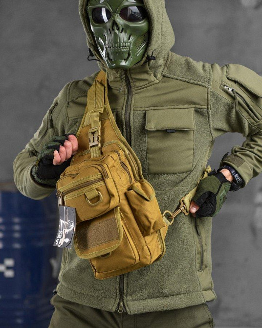 Рюкзак тактический (Сумка-слинг) SILVER KNIGHT cayot Одесса - изображение 1