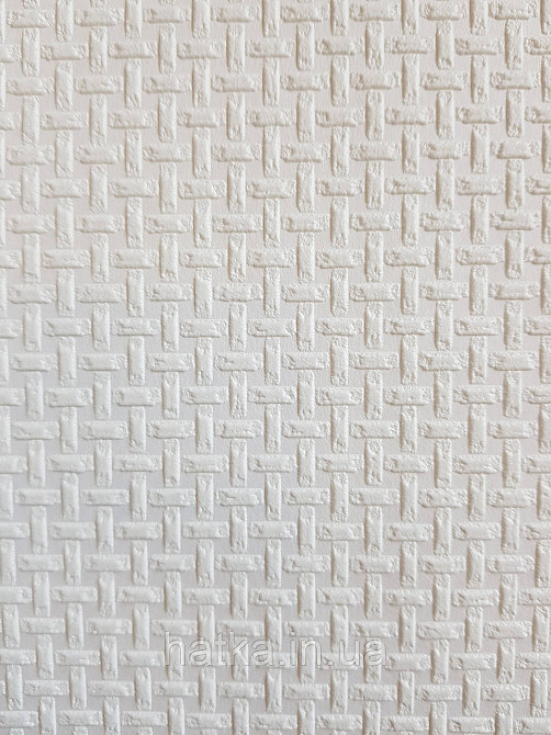 Обои под покраску виниловые на флизелине  Sintra Paint by 1.06x25 м под рогожку структурные белые 677902 Киев - изображение 7