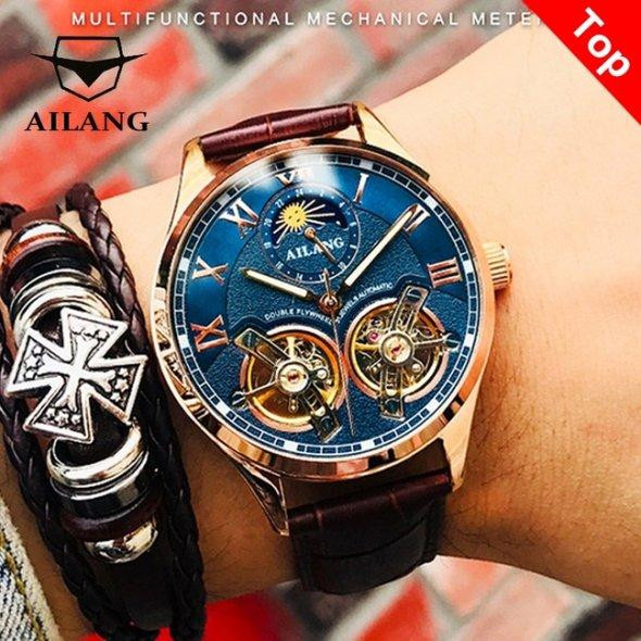 Мужские наручные часы Ailang FlyWheel Винница - изображение 10