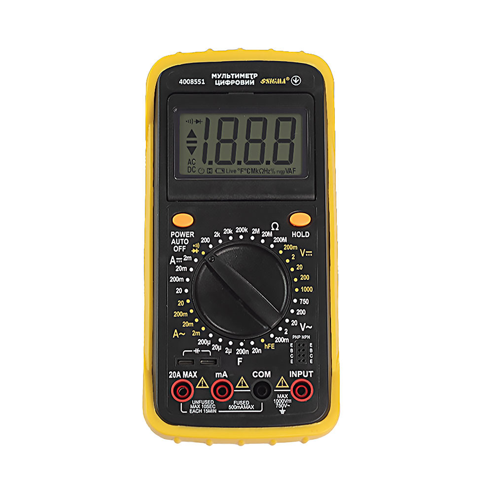 Sigma Мультиметр цифровой профи SIGMA (4008551) Коломия - фото 2
