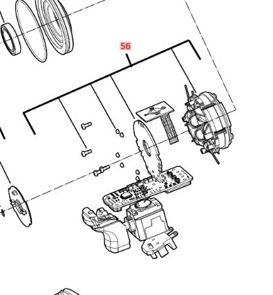 Блок електронного керування для M12FIWF12 MILWAUKEE Одеса - фото 1