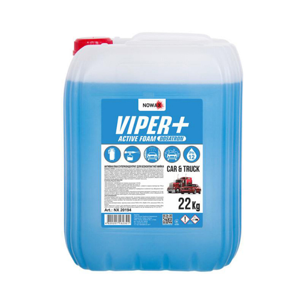 Активна піна Nowax Viper+ Dosatron Active Foam суперконцентрат для безконтактної мийки, 22кг Киев - изображение 1