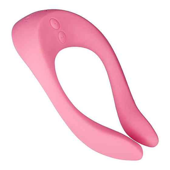 Вибратор для пар Satisfyer Endless Joy Pink, 3 независимых мотора, многофункциональный Sex Aura Киев