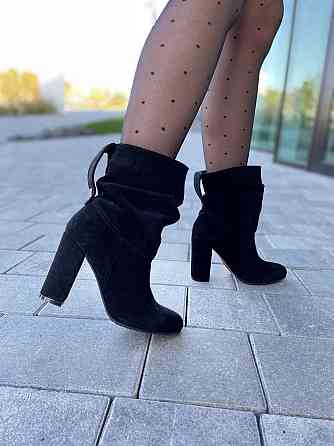 Nivelle Черевики жіночі NIVELLE 5051/9506-9534 чорні (весна-осінь, замша натуральна) (3973) лиш Коломыя